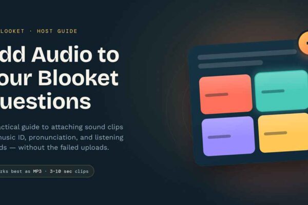 Add Audio to Blooket Questions