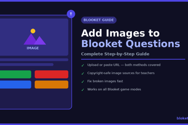 Add images to Blooket questions — step-by-step guide for teachers and students