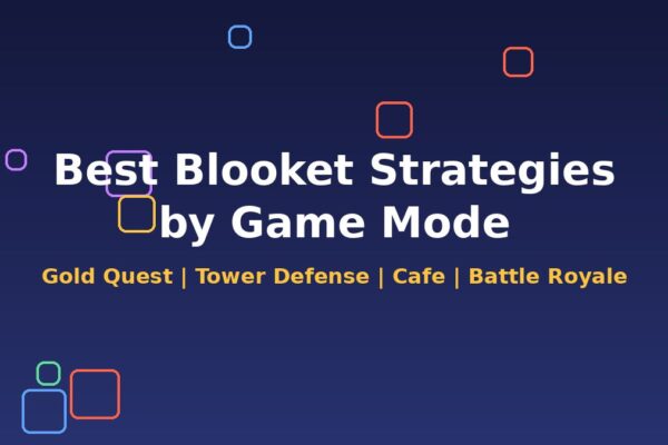 Best Blooket strategies by game mode shown across colorful game tiles