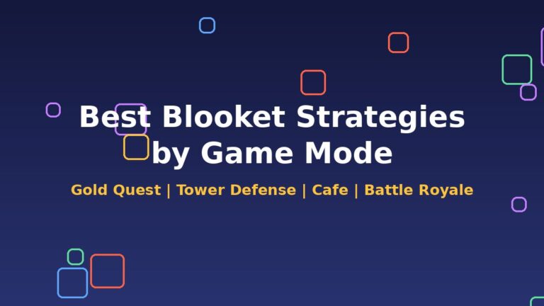 Best Blooket strategies by game mode shown across colorful game tiles