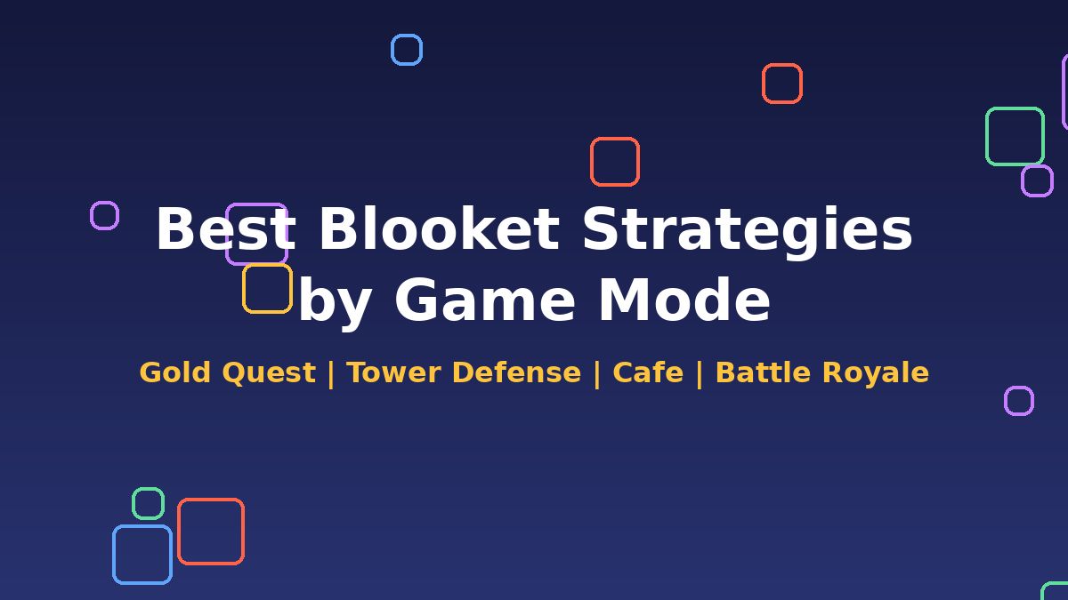 Best Blooket strategies by game mode shown across colorful game tiles