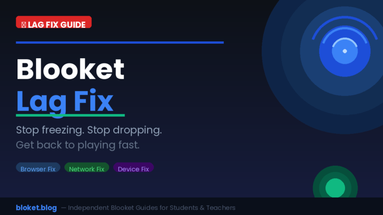 Blooket lag fix guide — tips to stop freezing and slow loading for students and teachers