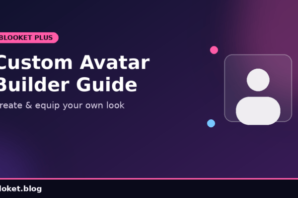 Blooket Plus custom avatars builder showing layered character options