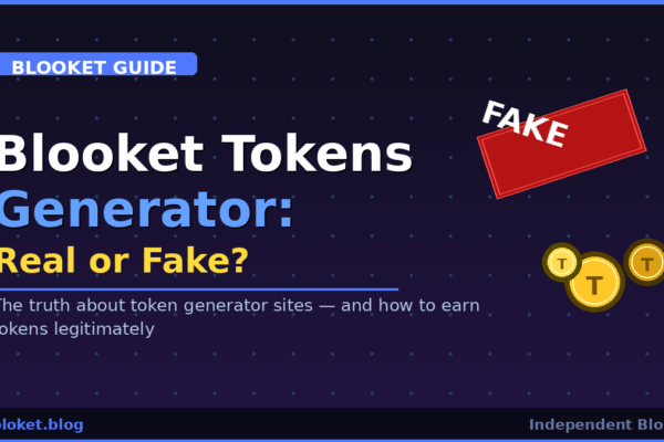 Blooket tokens generator real or fake — guide exposing token generator scams on bloket.blog
