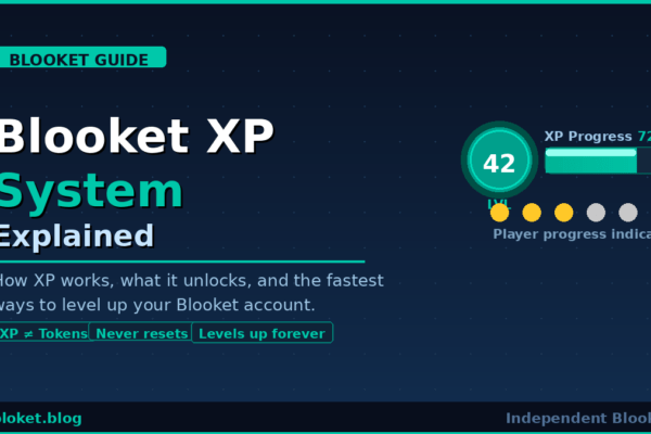 Blooket XP system explained — level bar and progression guide for students on bloket.blog