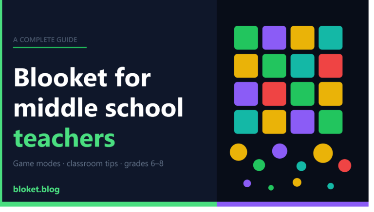 Blooket for middle school teachers – game modes, classroom tips, and a complete setup guide for grades 6–8