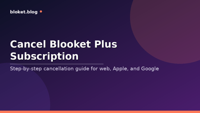 Cancel Blooket Plus subscription step-by-step guide cover image