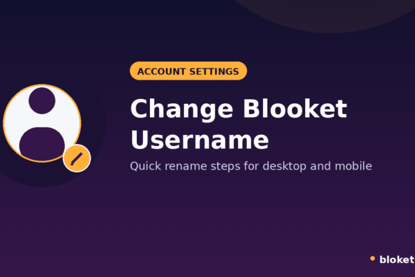 Change Blooket username icon showing a profile avatar with an edit pencil