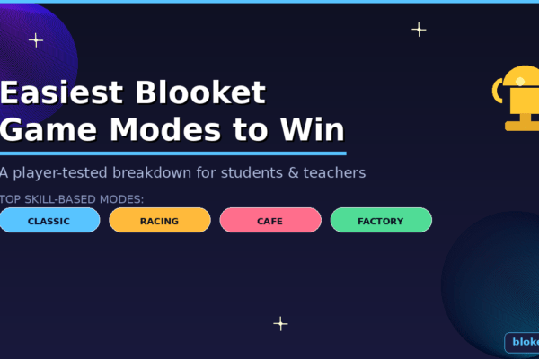 Easiest Blooket game modes to win — Classic, Racing, Cafe, and Factory highlighted for players and teachers