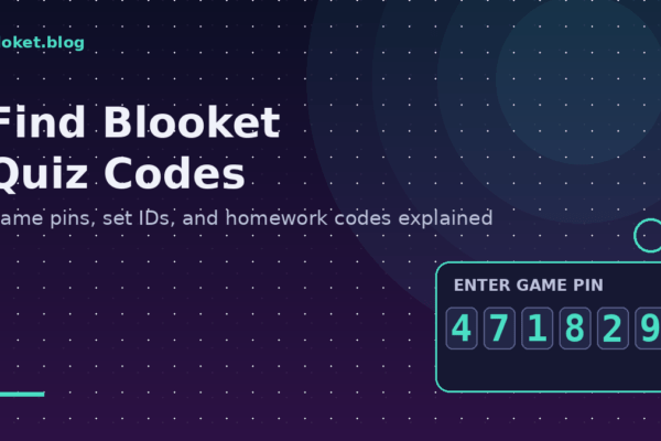 Find Blooket quiz codes screen showing a six-digit game pin entry box