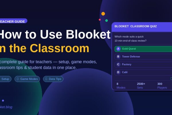 How to use Blooket in the classroom — teacher setup guide with game modes and tips