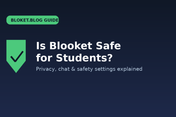 Is Blooket safe for students guide showing shield icon for privacy and safety