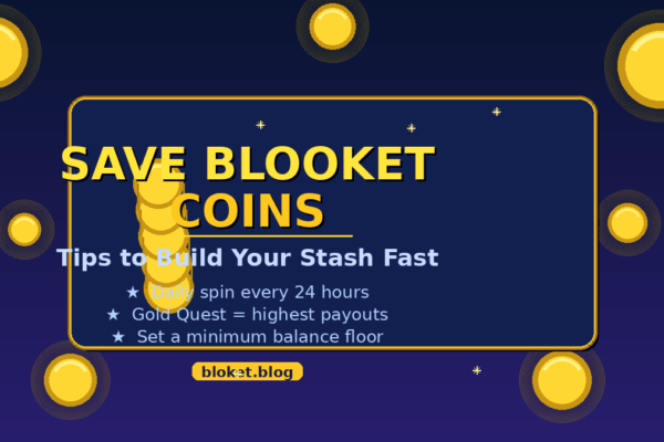 Save Blooket coins tips guide showing coin stack and daily earning strategies Title: Save Blooket Coins Tips Guide