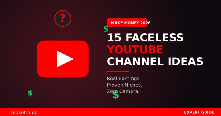 15 Faceless YouTube Channel Ideas That Make Money in 2026