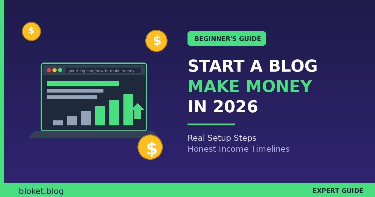 How to Start a Blog and Make Money in 2026