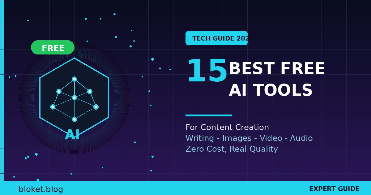 15 Best Free AI Tools for Content Creation in 2026