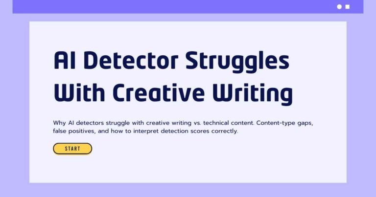 AI Detector Struggles With Creative Writing